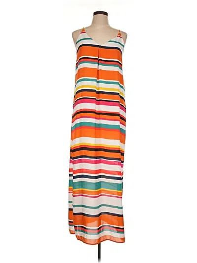 Pre-owned Lila Rose Casual Dress In Orange