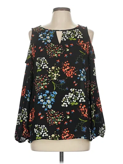Pre-owned Lila Rose Sleeveless Blouse In Black