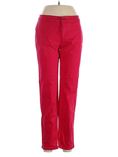 Pre-owned Lila Ryan Casual Pants In Red
