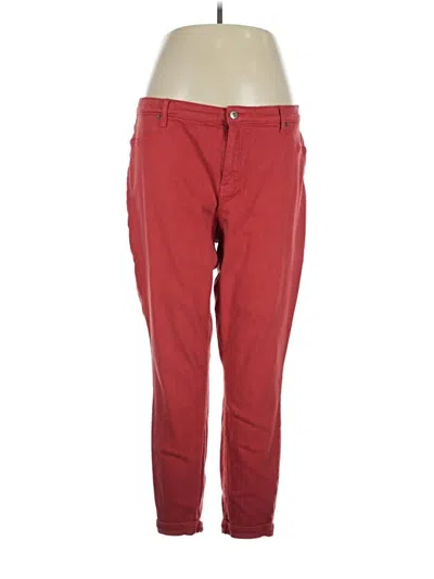 Pre-owned Lila Ryan Jeggings In Red