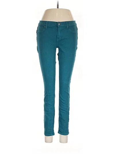 Pre-owned Lila Ryan Jeggings In Teal
