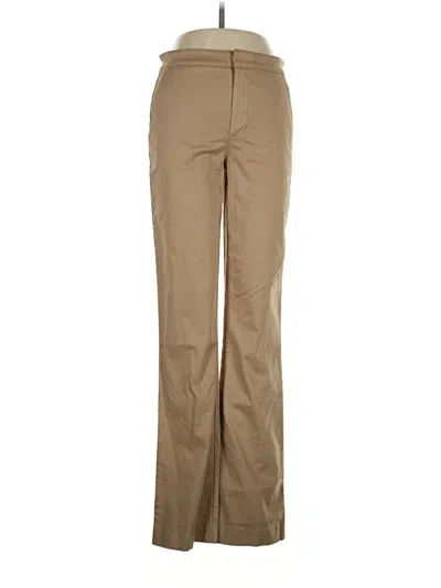Pre-owned Lila Ryan Khaki Pant In Tan