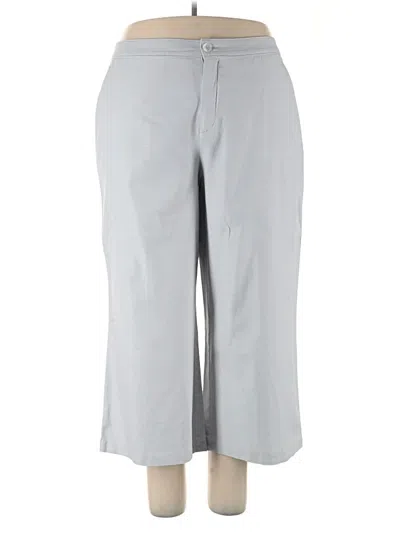 Pre-owned Lila Ryan Linen Pants In Gray