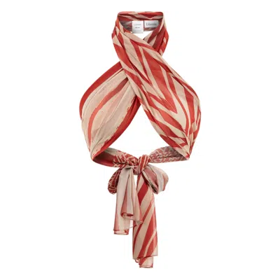 Lilamie Women's Aruba Crossed Wrap Style Bustier Top - Red