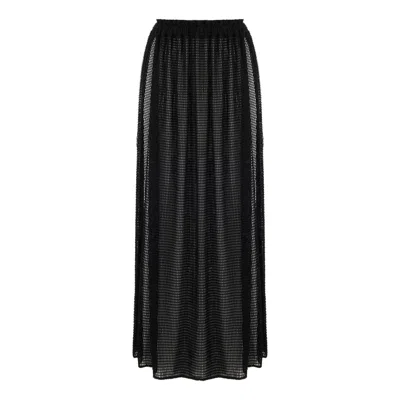 Lilamie Women's Black Carmen Pareo Skirt