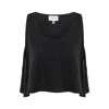 Lilamie Women's Black Soho Short Top