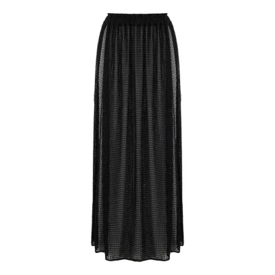 Lilamie Women's Carmen Side Tie Pareo Skirt - Black