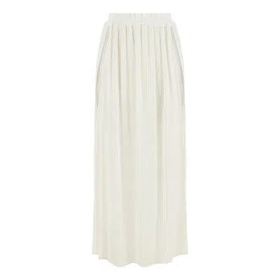 Lilamie Women's Carmen Side Tie Pareo Skirt - White