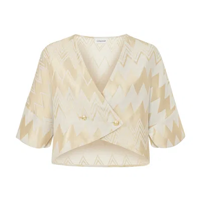 Lilamie Women's Gold / Neutrals Madrid Top