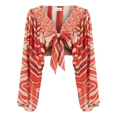 Lilamie Women's Red Aruba Top