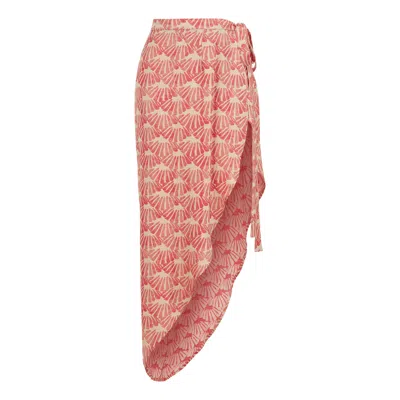 Lilamie Women's Red / White Palermo Skirt In Red/white