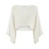 Lilamie Women's White Carmen Top
