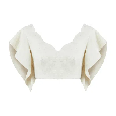Lilamie Women's White Lisbon Top