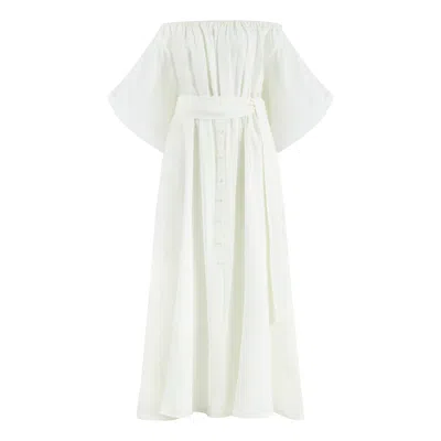 Lilamie Women's White Portofino Dress