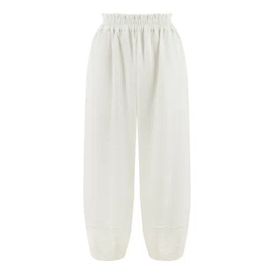 Lilamie Women's White Tokyo Pants