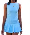Lilbelle By Lilbelle Callie Fit And Flare Dress In Aqua In Blue