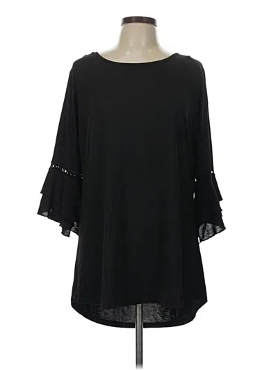 Pre-owned Lildy 3/4 Sleeve T-shirt In Black