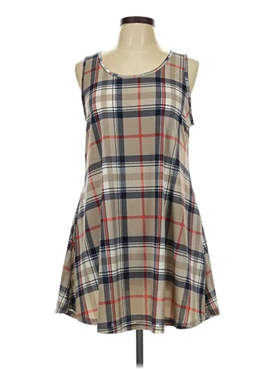 Pre-owned Lildy Casual Dress In Brown