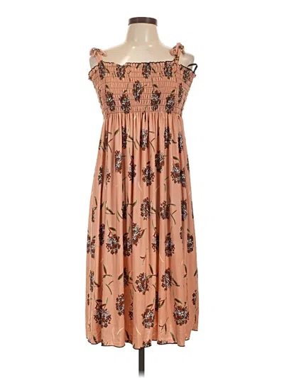 Pre-owned Lildy Casual Dress In Brown