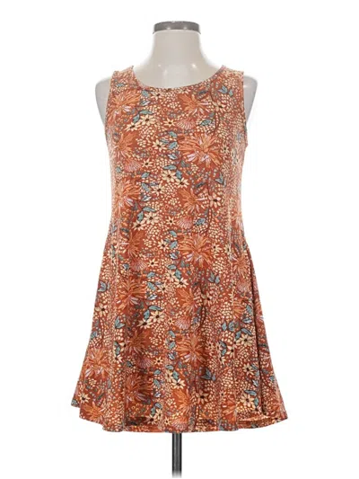 Pre-owned Lildy Casual Dress In Orange