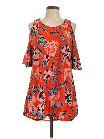 Pre-owned Lildy Casual Dress In Orange