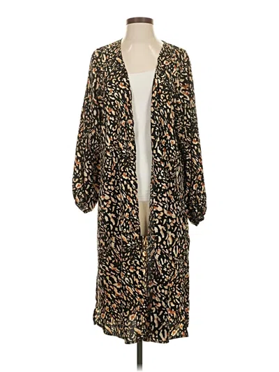 Pre-owned Lildy Kimono In Brown