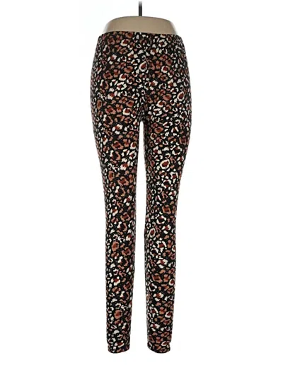 Pre-owned Lildy Leggings In Brown