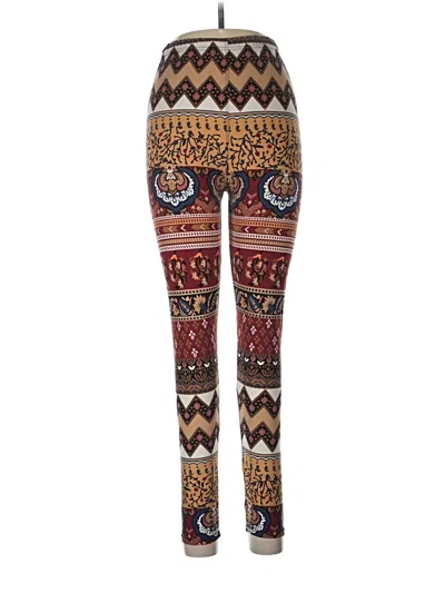 Pre-owned Lildy Leggings In Brown