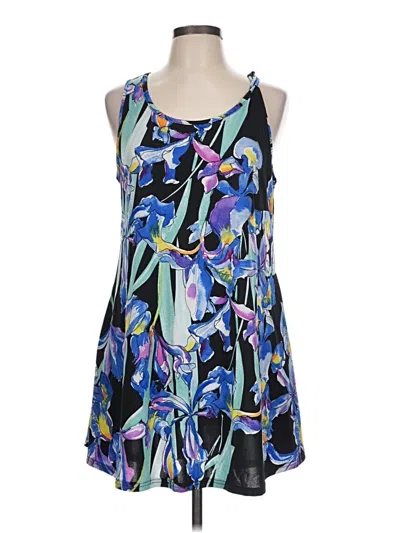 Pre-owned Lildy Sleeveless Blouse In Blue