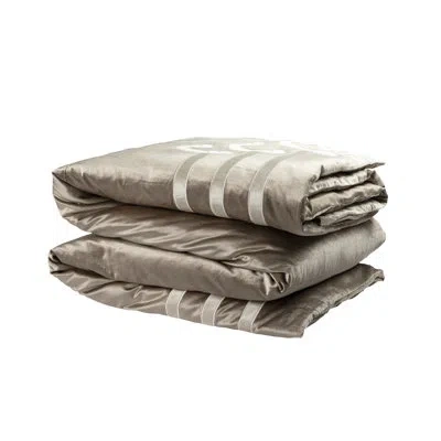 Lili Alessandra Angie Velvet Duvet Cover In Champagne,ivory