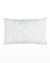 Lili Alessandra Annie Small Rectangular Pillow In White