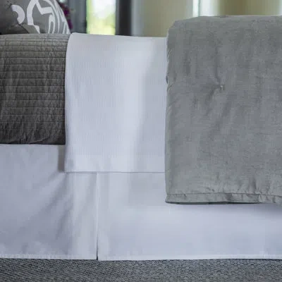 Lili Alessandra Aria 22" Bed Skirt In White