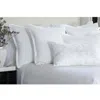 Lili Alessandra Aria Quilted European Pillow, 26 X 26 In White