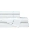 Lili Alessandra Dana 300-thread Count Queen Sheet Set In White/spa