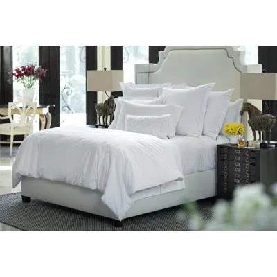 Lili Alessandra Bella White 100% Cotton Duvet Cover