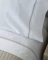 Lili Alessandra Dana 300-thread Count Queen Sheet Set In White/raffia