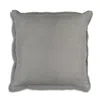Lili Alessandra Bloom European Pillow In Light Gray