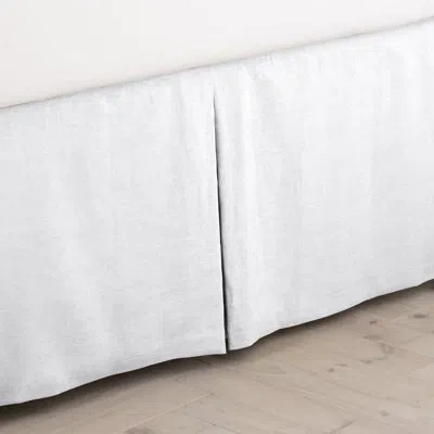 Lili Alessandra Casablanca Tailored 22" Bed Skirt In White