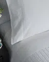Lili Alessandra Bella Cotton King Pillowcase, Pair In White/white