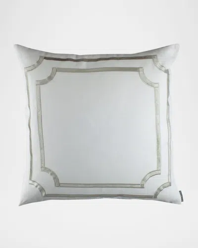 Lili Alessandra European Soho Sham In Ice Silver