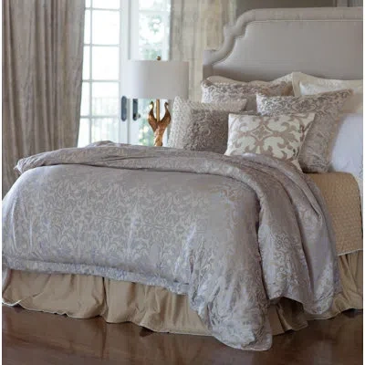 Lili Alessandra Jackie Single Duvet Cover In Champagne