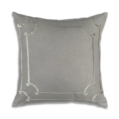 Lili Alessandra Jana European Pillow In Light Gray