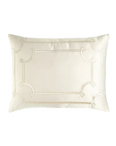 Lili Alessandra King Vendome Sham In Ivory