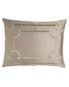 Lili Alessandra King Vendome Sham In Taupe