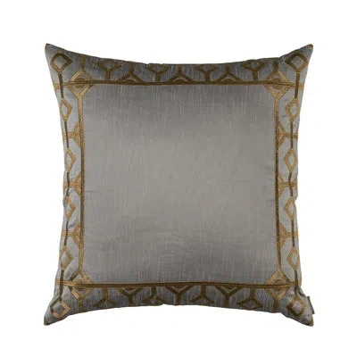 Lili Alessandra Kylie Silk Throw Pillow In Gray