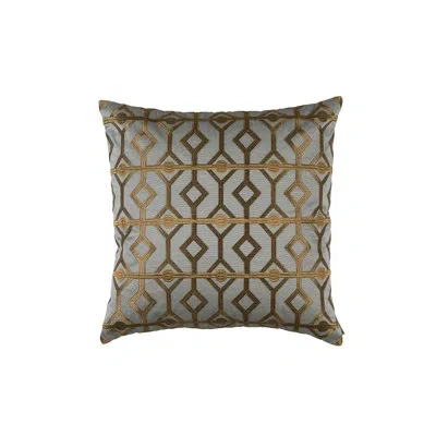 Lili Alessandra Kylie Square Silk Throw Pillow In Gold