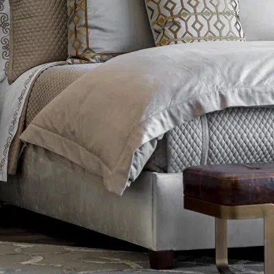 Lili Alessandra Laurie Duvet Cover In Stone