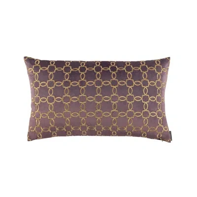 Lili Alessandra Lynx Rectangular Pillow Cover & Insert In Brown