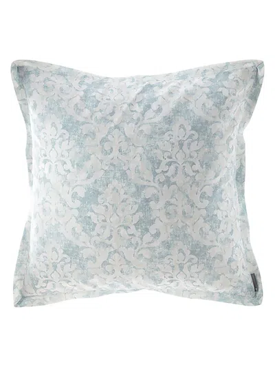 Lili Alessandra Milan Euro Pillow Spa Faded Damask Venetian Linen In Multi