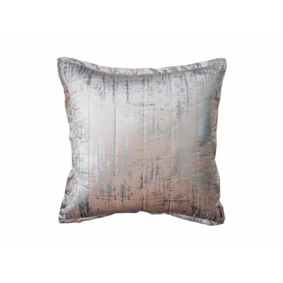 Lili Alessandra Moderne Square Velvet Pillow Cover & Insert In Gray